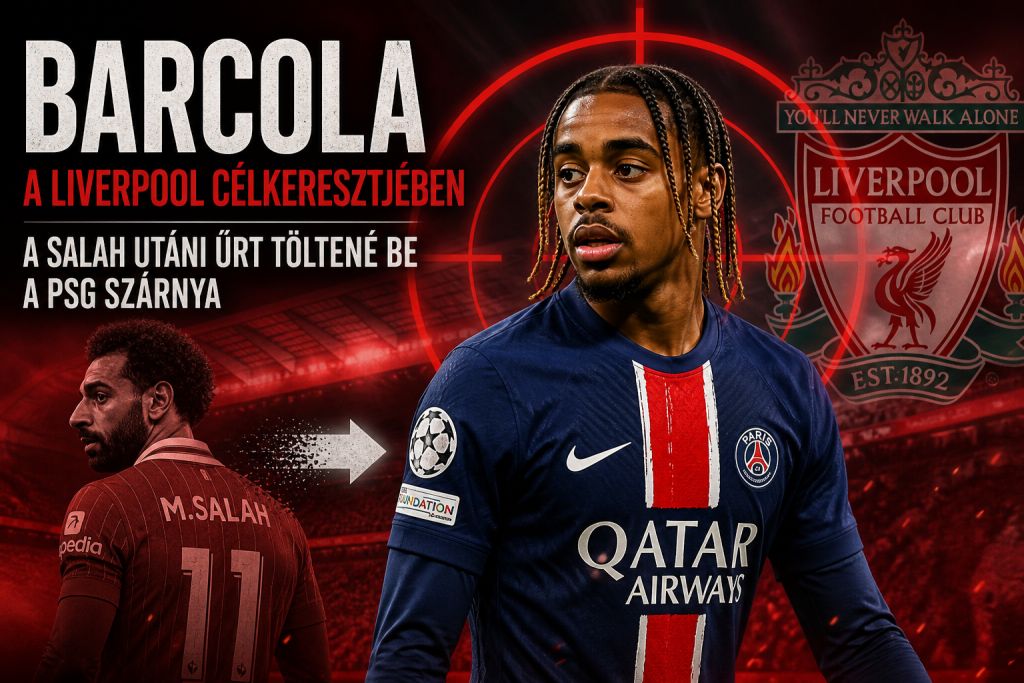 Barcola a Liverpool célkeresztjében – a Salah utáni űrt töltené be a PSG szárnya