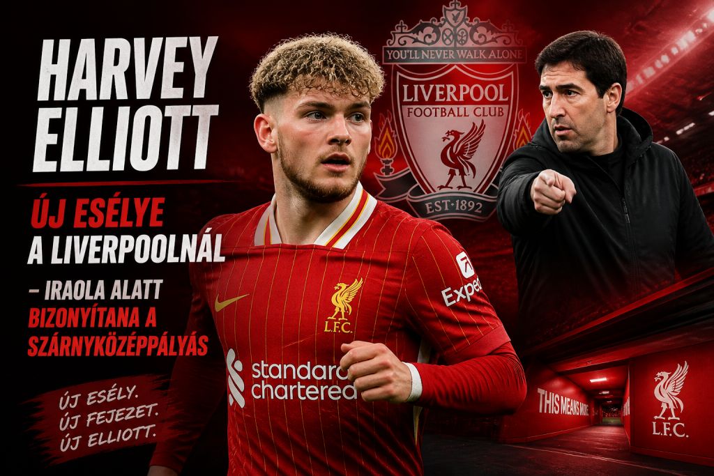 Harvey Elliott új esélye a Liverpoolnál – Iraola alatt bizonyítana a kudarcos Villa-kölcsön után