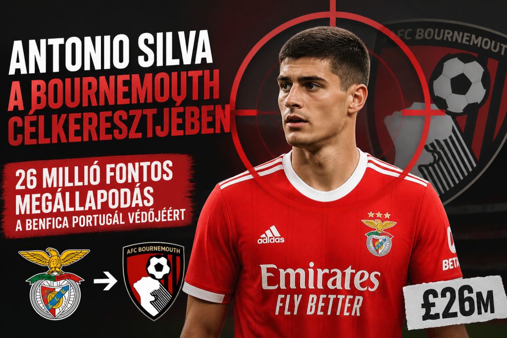 Antonio Silva a Bournemouth célkeresztjében – 26 millió fontos megállapodás a Benfica portugál védőjéért
