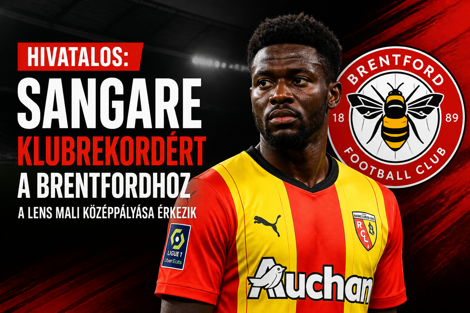 Klubrekordért igazolt a Brentford – Mamadou Sangaré érkezik a Lenstől