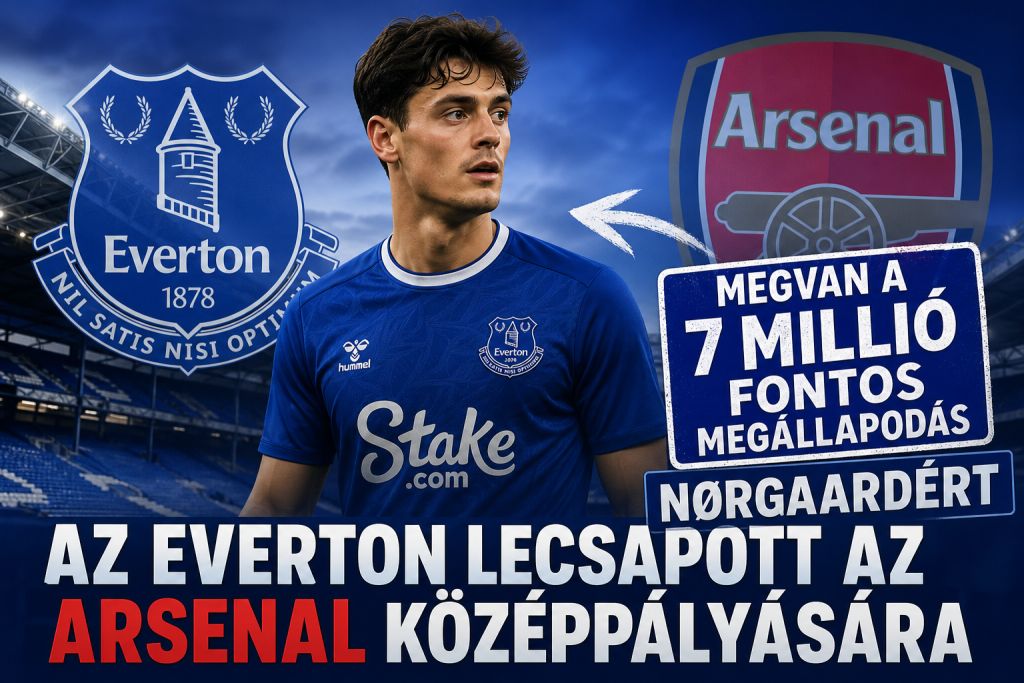 Az Everton lecsapott az Arsenal középpályására – megvan a 7 millió fontos megállapodás Nørgaardért