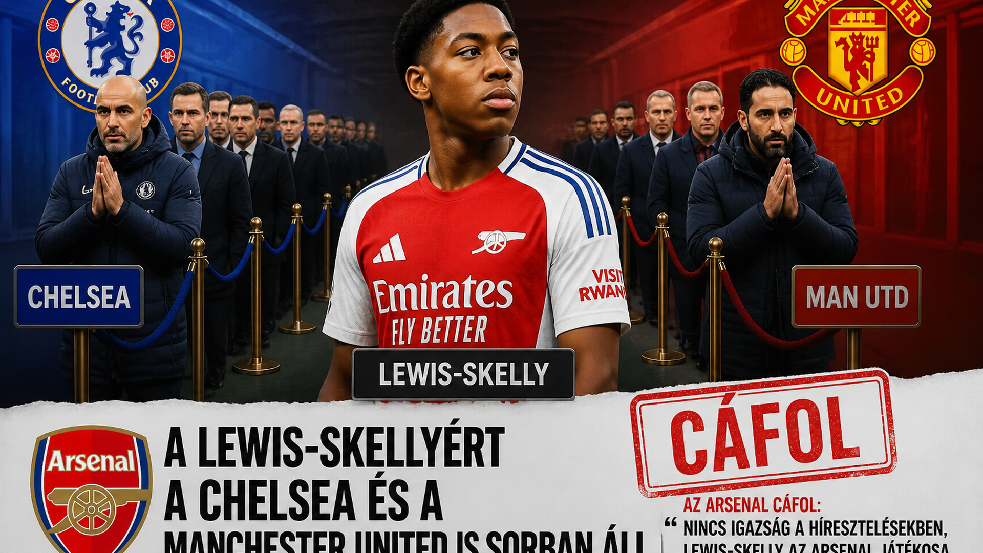 Lewis-Skellyért a Chelsea és a Manchester United is sorban áll – az Arsenal cáfol