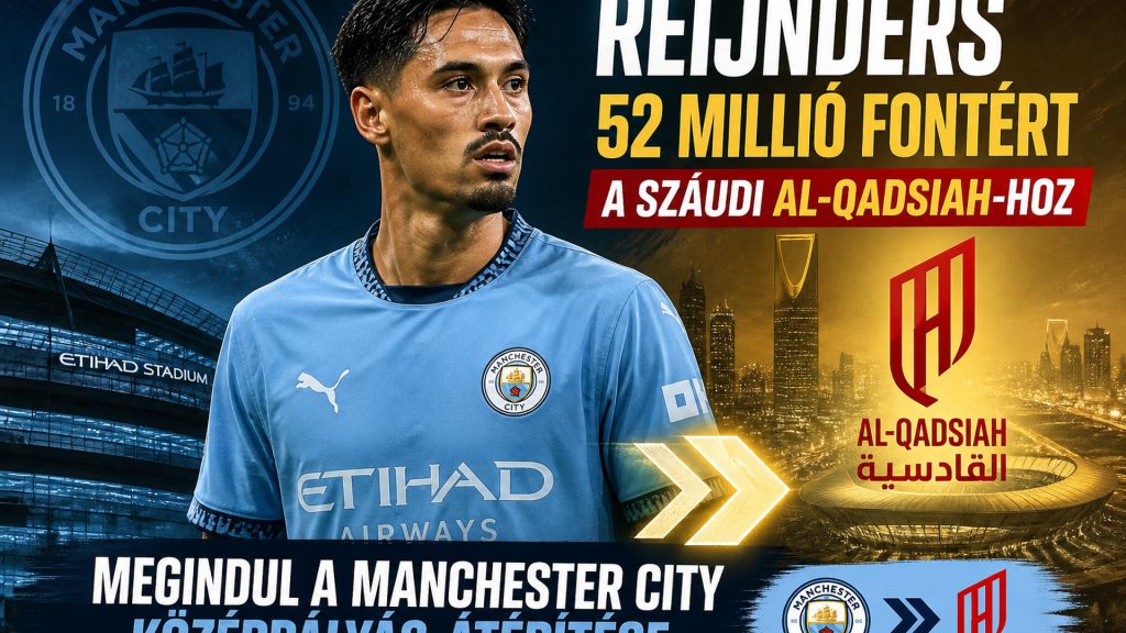 Reijnders szaúdi transzfere beindítja a City középpályás-átépítését
