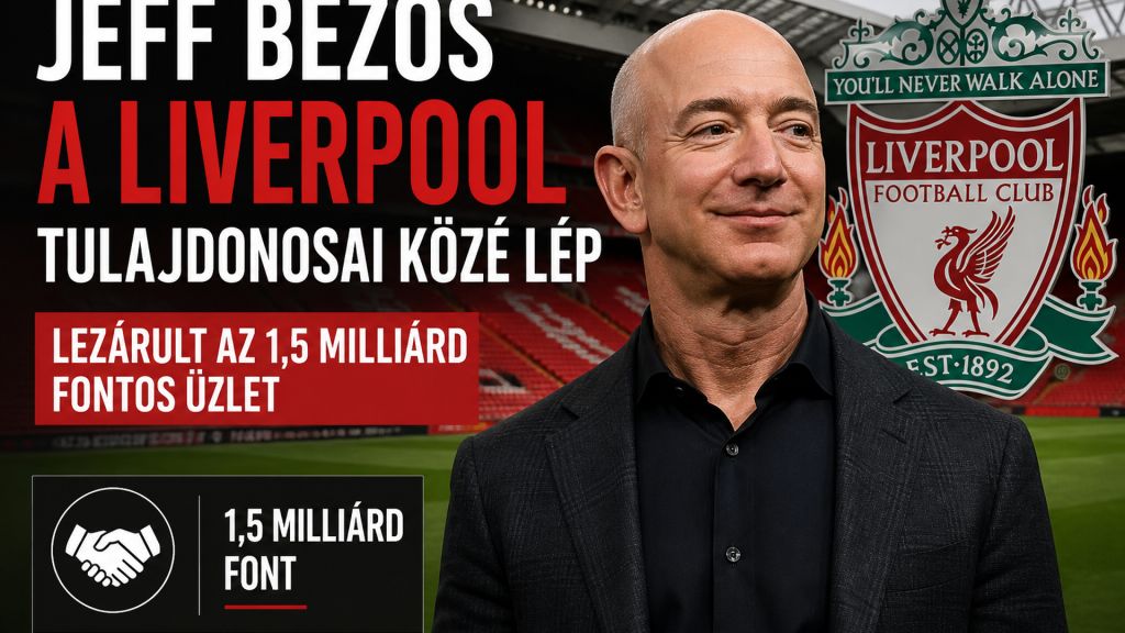 Jeff Bezos a Liverpool új kisebbségi tulajdonosai között