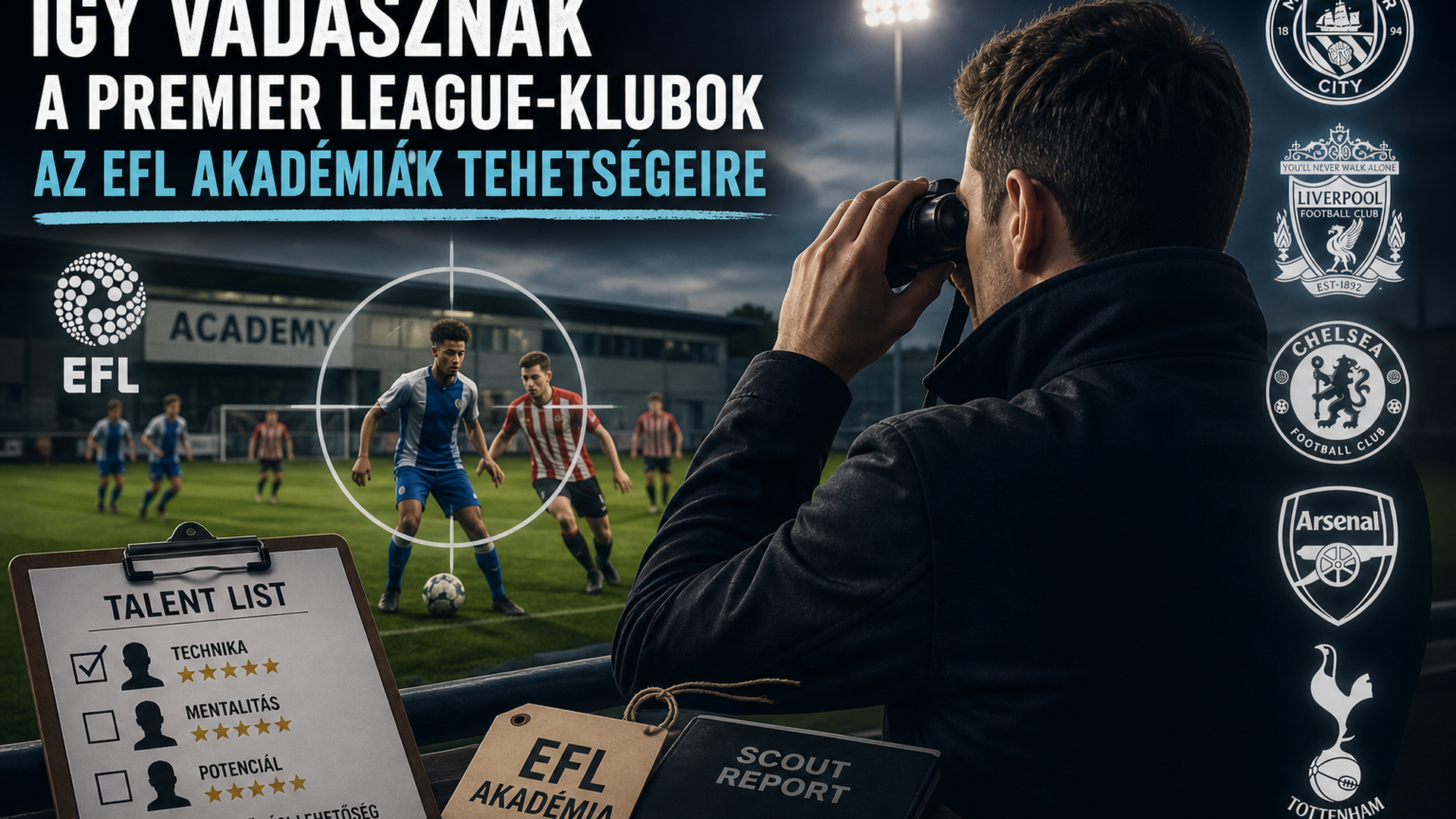 Így vadásznak a Premier League-klubok az EFL akadémiák tehetségeire – megvan az új Semenyo és Eze recept