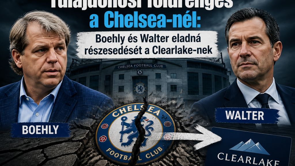 Boehly és Walter a Chelsea Stamford Bridge boardroomjában
