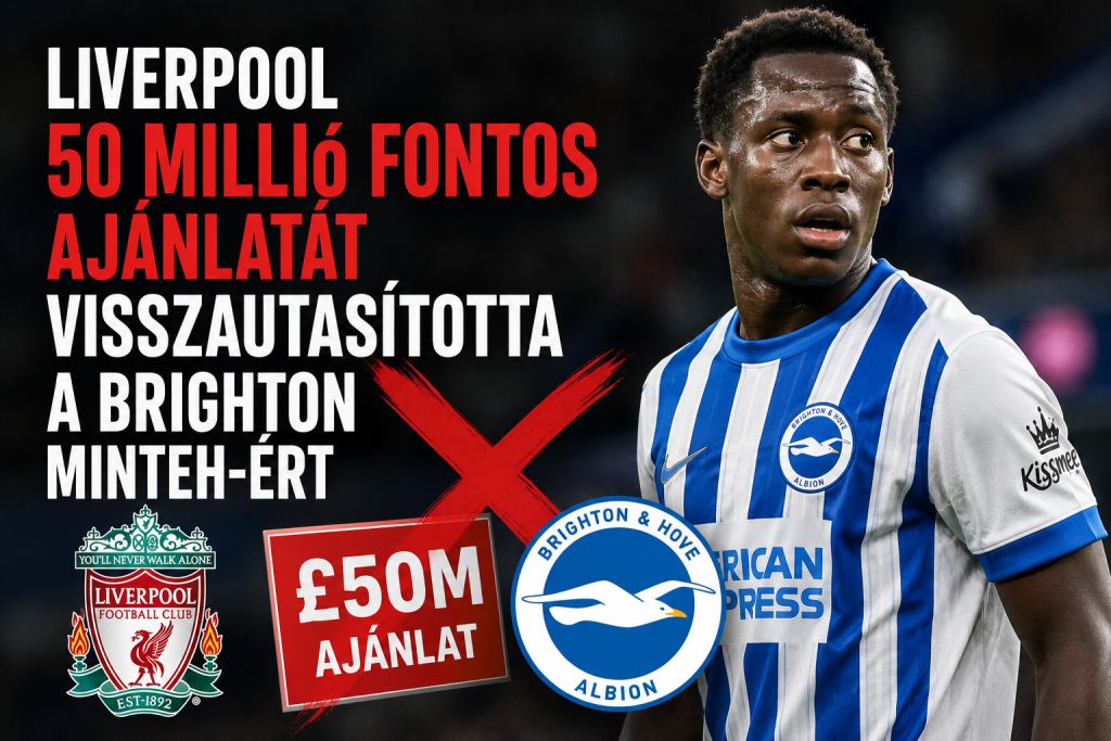 A Liverpool 50 millió fontos ajánlatát visszautasította a Brighton Yankuba Minteh-ért