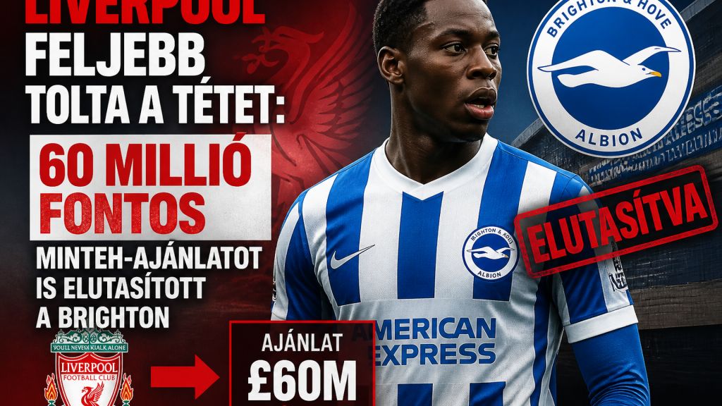 Liverpool feljebb tolta a tétet: 60 millió fontos Minteh-ajánlatot is elutasított a Brighton