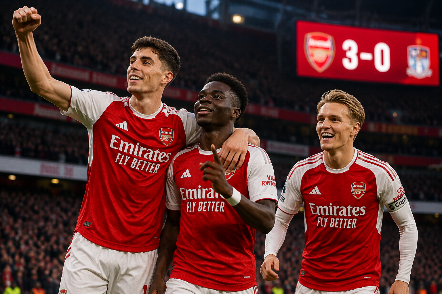 Arsenal–Coventry City 3-0: Havertz, Saka és Ødegaard góljaival nyitott a címvédő a Premier League-t
