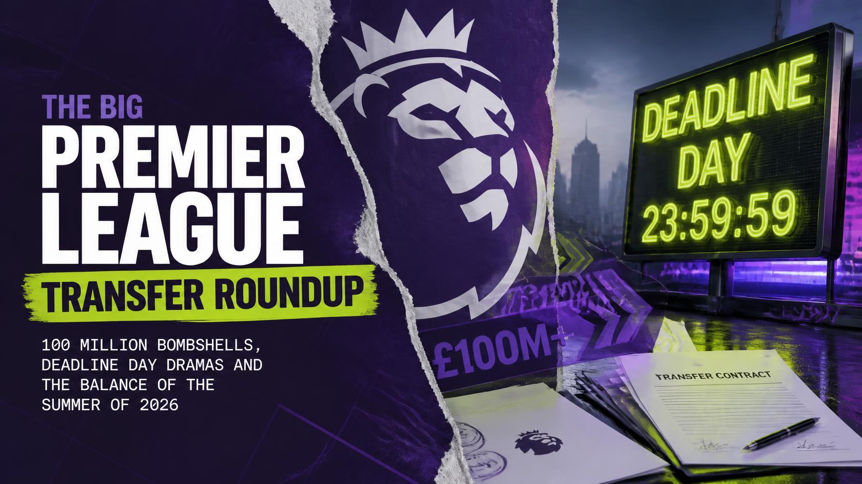 A nagy Premier League-átigazolási körkép: 100 milliós bombák, deadline day drámák és a 2026-os nyár mérlege