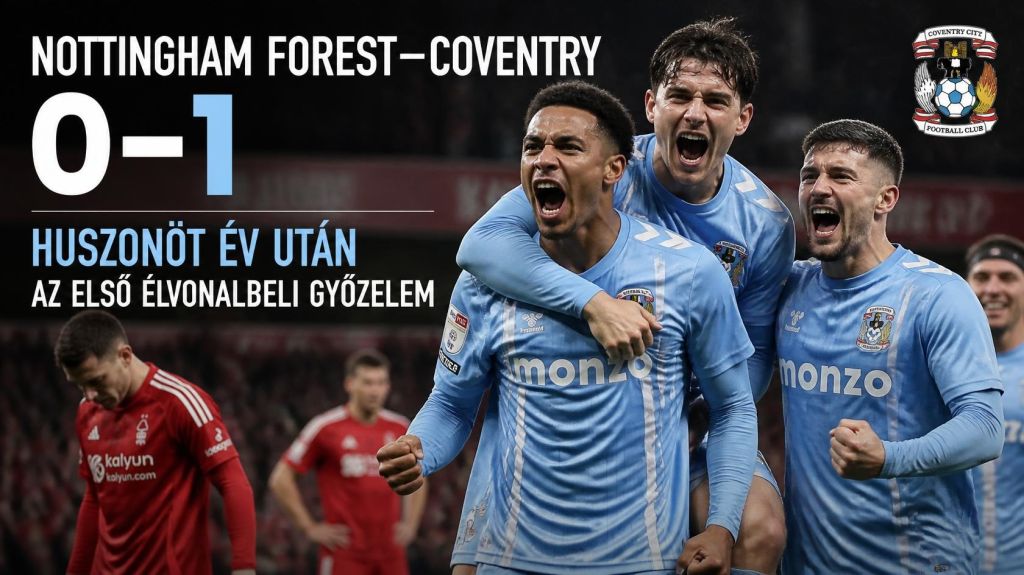 Premier League, 5. forduló – Nottingham Forest–Coventry 0–1